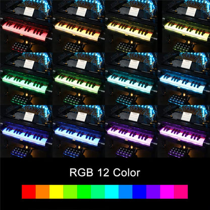 GEAMENT LED Light Kit (Remote Control) Compatible with Lego Grand Piano Building Set for Adults - Lighting Set for Ideas 21323 (Model Set Not Included)