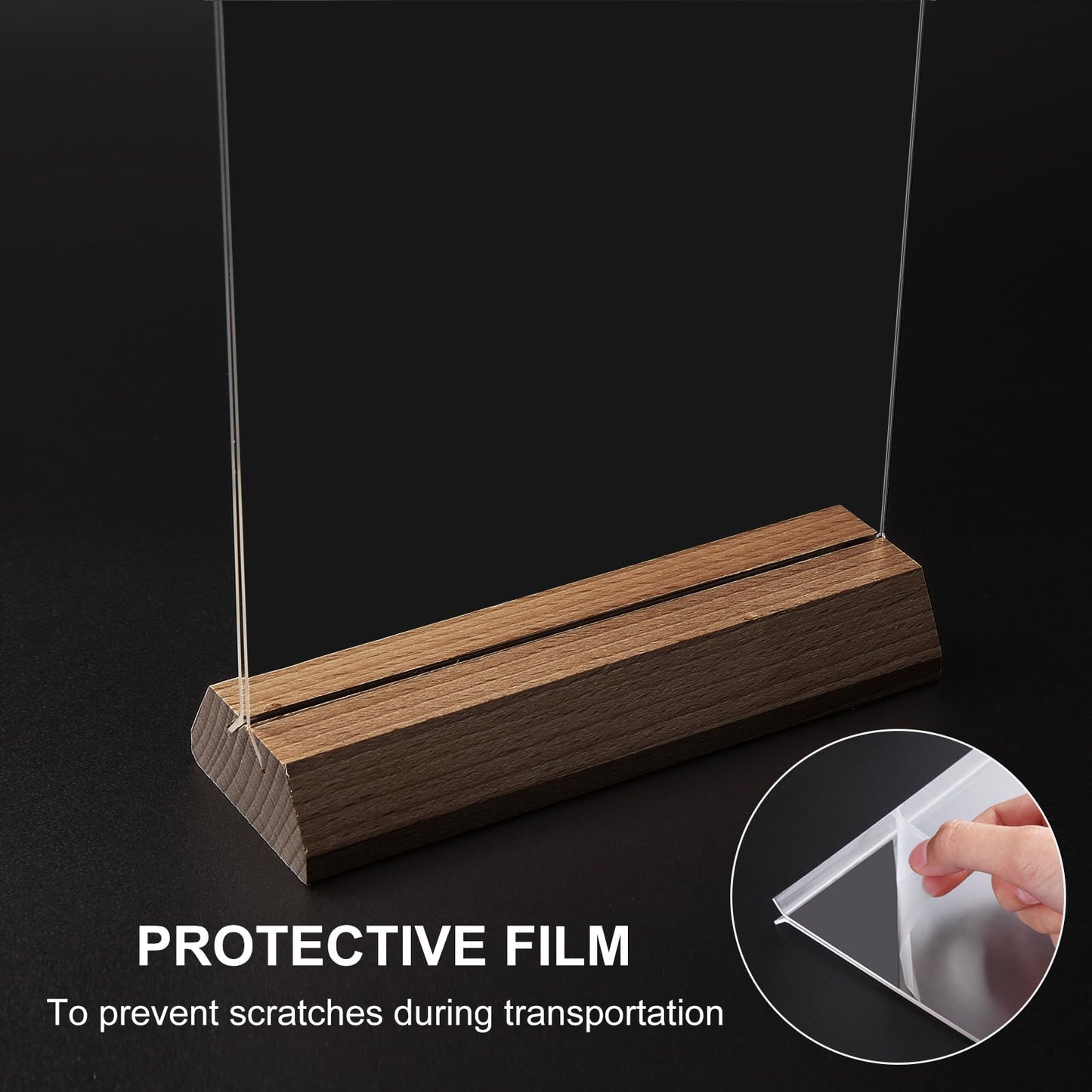 Srvnpioy 10 pieces A5 table stands T stand for photos, menu cards, A5 table-top advertising stand menu card holder A5 made of clear acrylic for restaurant, store, school, cafe shop, hotel.