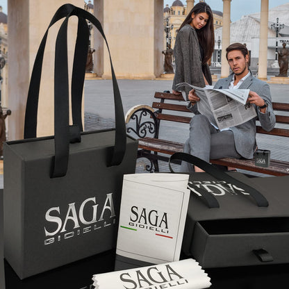 SAGA GIOIELLI® necklace Fast and Furious stainless steel incl. gift box
