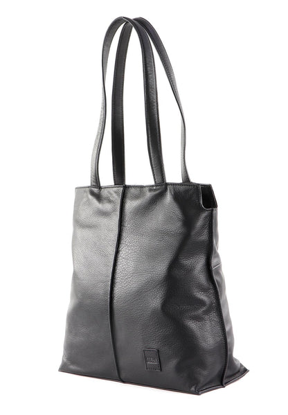 FREDsBRUDER shoulder bag for women with label appliqués.