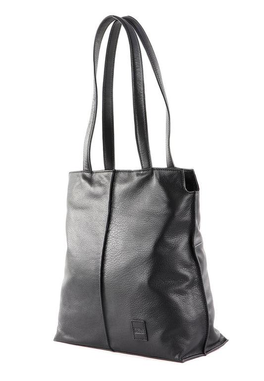 FREDsBRUDER shoulder bag for women with label appliqués.