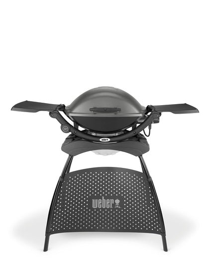 Weber Q 2400 Grill, 2200 W, Gray, rectangular, aluminum, stainless steel, 68 cm l x 130 cm w x 130 cm h