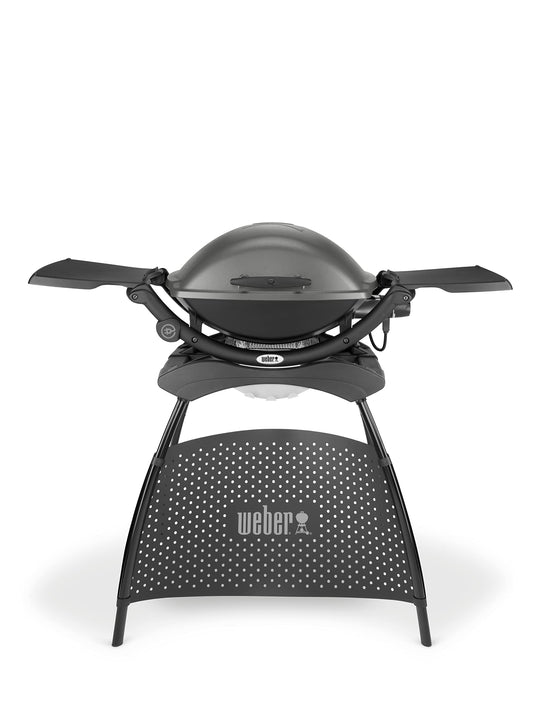 Weber Q 2400 Grill, 2200 W, Gray, rectangular, aluminum, stainless steel, 68 cm l x 130 cm w x 130 cm h