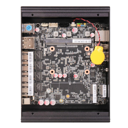 HSIPC Alder Lake N100 Quad Core Firewall Micro Appliance, Mini PC, Nano Computer, Router with 32G RAM 512G SSD, 4*i226-V RJ45 Port AES-NI