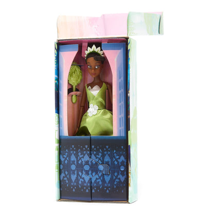 Disney Store Official - The Princess and the Frog - Tiana - Classic Doll for Kids - 29 cm / 11" - Fully poseable Disney Princess doll in elegant dress - Includes toy hairbrush - Ages 3+