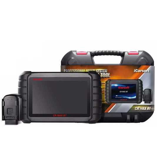 iCarsoft CR Max BT - Car diagnostic tool for various brands - authentic model with European warranty - Read/Clear - Reset of maintenance items - Injectors - DPF