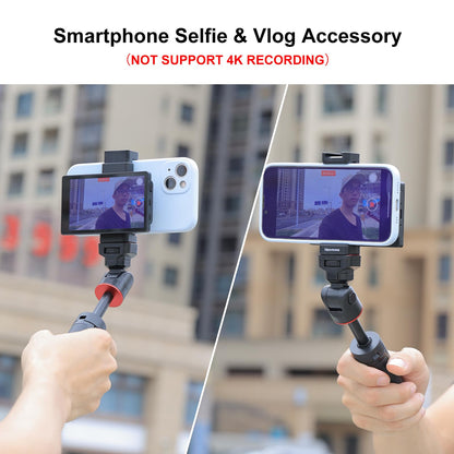 Newmowa Vlog selfie phone monitor screen with magnetic phone holder, phone back camera selfie accessory for selfie, vlog, TikTok, compatible with iPhone (does not support 4K recording)