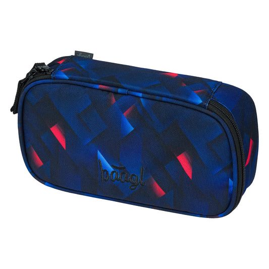 Baagl pencil case for boys - school pencil case for stationery - school supplies pen case, children's pencil case, case for school (Skate Indigo)