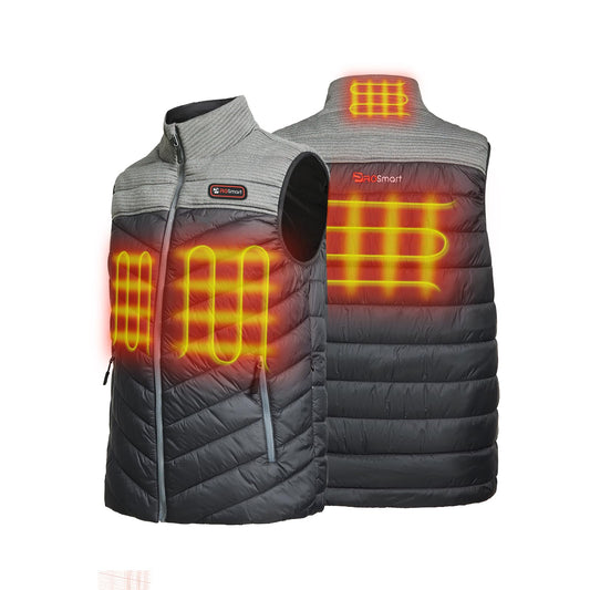 PROSmart Men/Women Heated Vest - Electric Heating Vest Lightweight USB Heated Jacket With 10000mAh Battery for Outdoor Skiing Hunting Motorcycle Camping (XL)