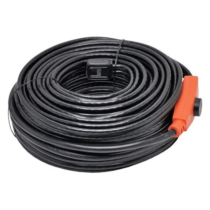 24m frost protection heating cable with button thermostat VOSS.eisfrei, 230V, heating cable for protection of water pipes and troughs.
