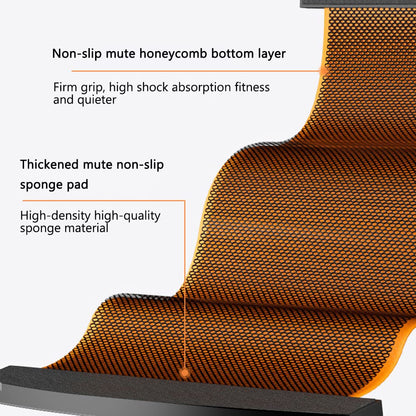 Slide Board with End Stoppers Extreme Slide Board Slide Shoes Shoe Cover Slimming Exercise Guide Mat Leg Work Training Fitness and Athletic