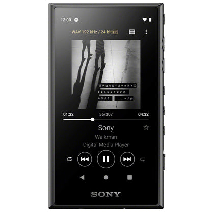 Sony NW-A105 Walkman MP3 Player (16GB, Android 9.0, Bluetooth, High Resolution, 26h battery, expandable storage, Lyric Display, Vinyl Processor) black