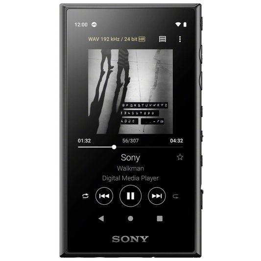 Sony NW-A105 Walkman MP3 Player (16GB, Android 9.0, Bluetooth, High Resolution, 26h battery, expandable storage, Lyric Display, Vinyl Processor) black