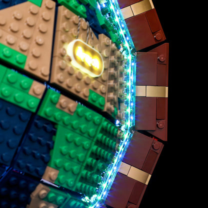 BRIKSMAX LED lighting kit for Lego Ideas Globe - Compatible with Lego 21332 model - Does not include Lego set.
