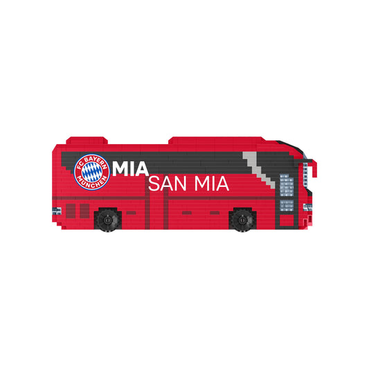 FOCO Officially Licensed FC Bayern Munich BRXLZ 3D Football Tour Bus Building Set