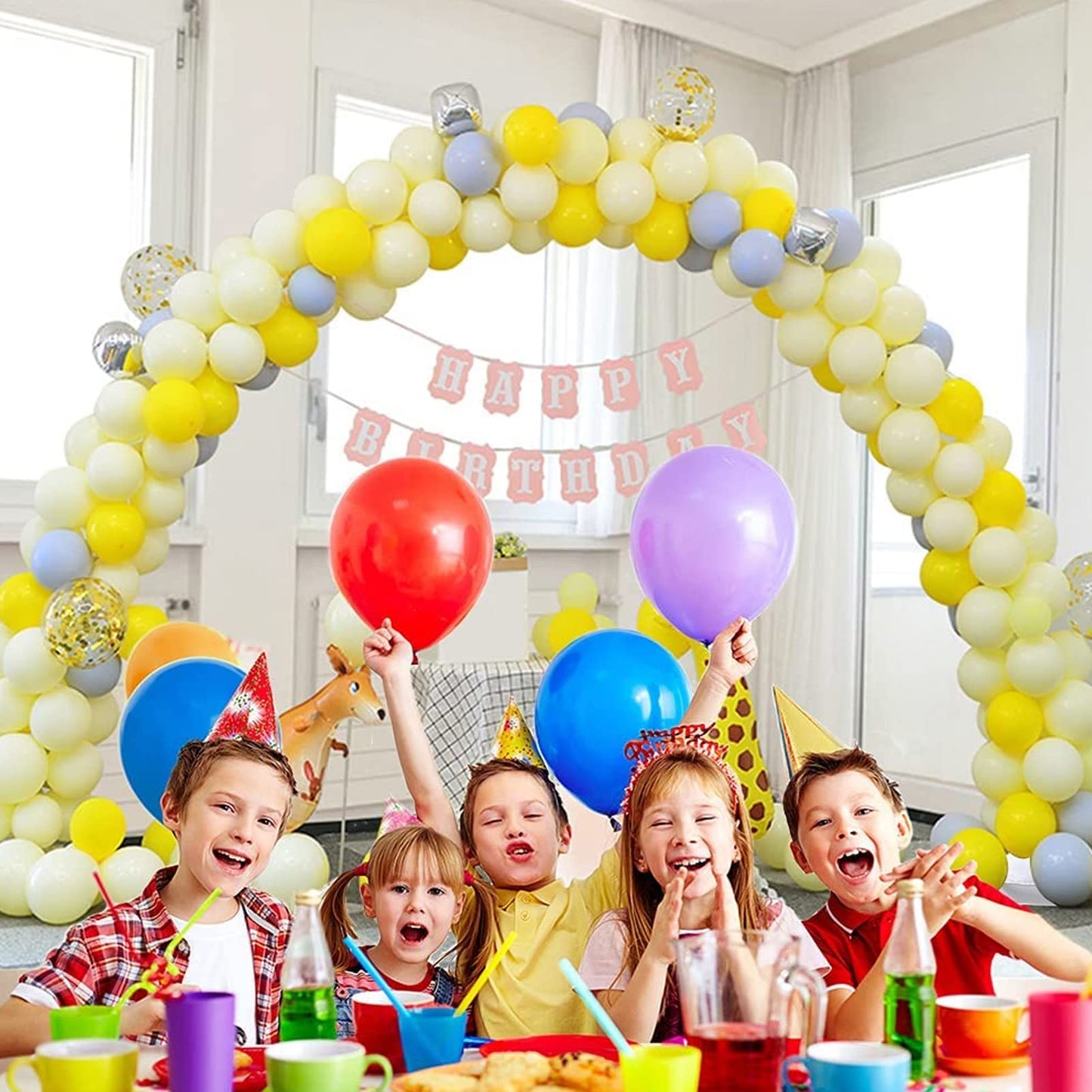 Balloon arch kit, Balloon arch frame kit, Balloon garland, Balloon arch with base, Table balloon arch kit, Reusable, Party decoration balloon arch.