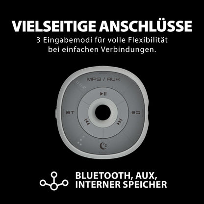 Avantree Slumber - Bluetooth pillow speaker for sleeping with built-in white noise, remote control, volume adjustment, sleep timer, sleep headphones, sleep machine, white noise machine.