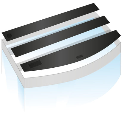 JUWEL Aquarium Flap Set II (2 pieces) - suitable for Vision 450