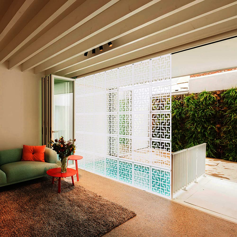 YHANEC 24-Piece DIY Room Divider Hanging Screen for Privacy, Perfect for Decorating Living, Dining, and Work Spaces, as well as Hotels and Bars