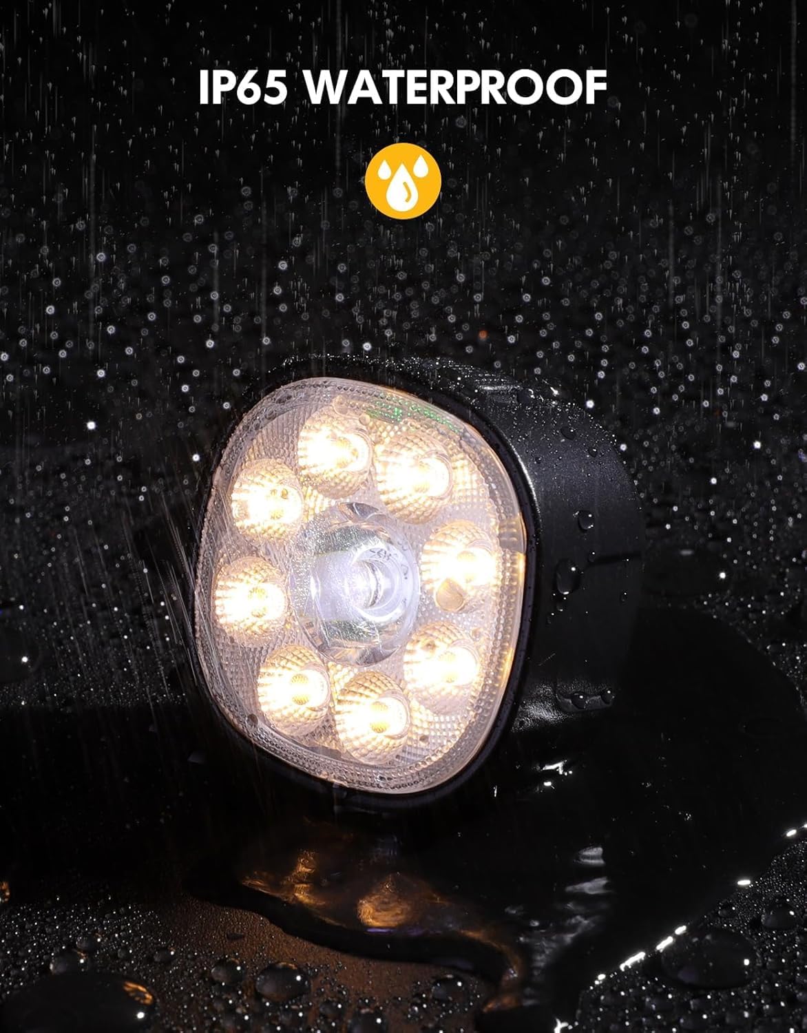 2 pieces of bicycle light, High Lumen Super Bright Bicycle Light, 8+7 modes bike headlight and taillight set, IP65 waterproof bike lights, can also be used as stroller light/helmet light/backpack light.