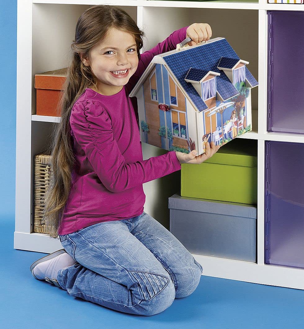PLAYMOBIL | Dollhouse | Toy for children from 4 years | Take-along dollhouse with handle | 70985