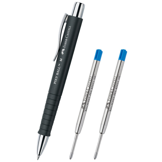 Faber-Castell ballpoint pen Poly Ball XB (Black + Refills)