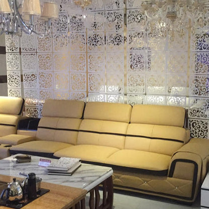Y-Step Hanging Room Divider, Room Divider, Hanging Panel for Home, Hotel, Office, Bar, Decoration, 12 Pieces Pattern C