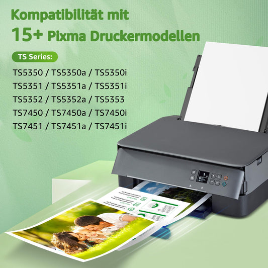 GREENSKY 560 561 XL cartridges replacement for Canon printer cartridges 560 561 XL PG560XL CL-561XL for Canon Pixma TS5350i cartridges TS5350 TS7450 TS7451 TS7450i TS5351 TS5351i TS5351a TS5352 (1 Black, 1 Color)