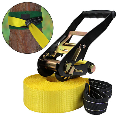ALPIDEX Ninja Line Kids Slackline Obstacle Set Gymnastic Rings Rope Knot Swing Climbing Ladder Accessories Expandable Warrior Course 7 Year Warranty on Material*, Style: Max