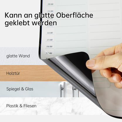 MCCORL 42×28cm Whiteboard Weekly Planner Erasable Self-Adhesive for Wall, Glass, and Wood (any smooth surface) Planning Board, Memo Board in German