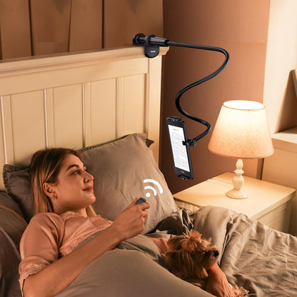 TRYONE Tablet Stand with RF Remote, adjustable swivel for reading on Kindle or eReaders. Includes Page Turner, suitable for Kindle Paperwhite, Oasis, Kobo, Pocketbook, and Tolino.