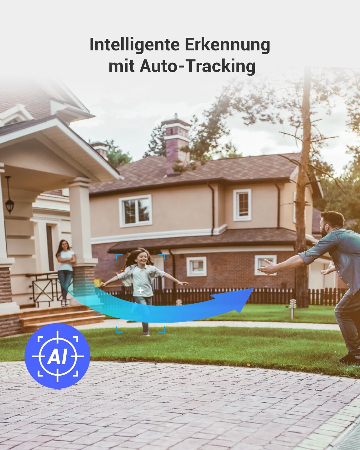 EZVIZ 2K wireless outdoor camera with 10400mAh battery, PT battery camera with AI person detection, Automatic tracking, Active defense with siren and spotlight, Two-way audio.