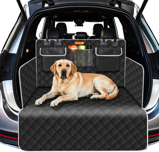 Alfheim Universal Dog Car Boot Liner - Tear-resistant and waterproof boot liner for dogs - Non-slip washable boot liner with side protection.