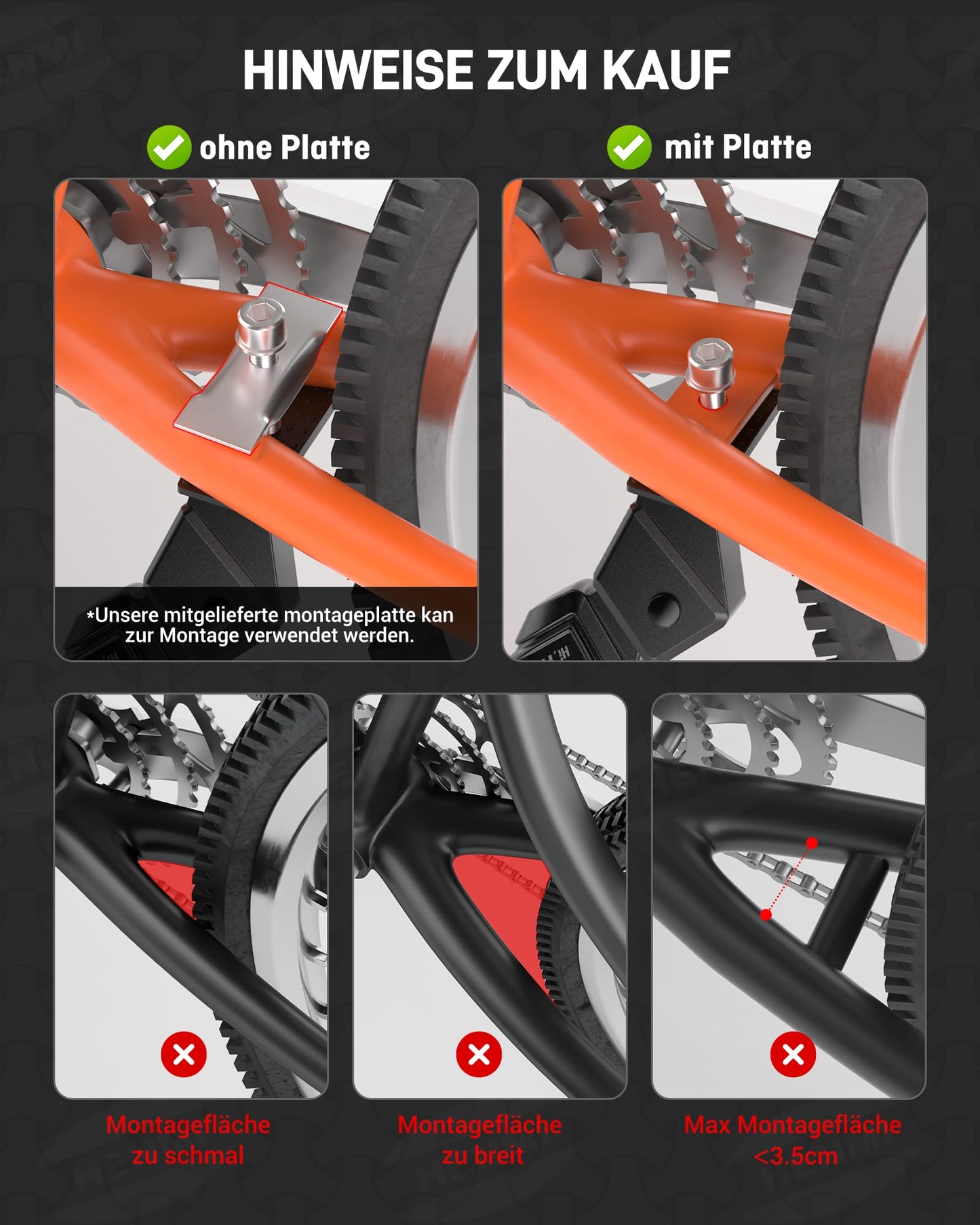 HENMI Bike Stand 24-29 Inch Adjustable Height for E-Bike, Mountain Bike, Trekking Bike, City Bike. Center Stand for easy parking. Available in Pro, Pro+, and Ultra models.