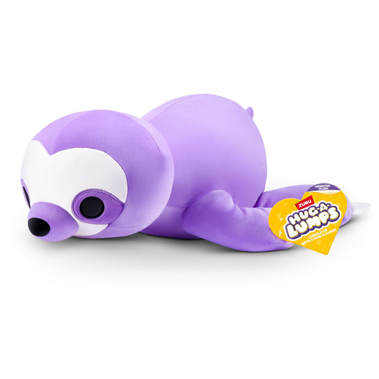 Hug-A-Lumps, cozy soft comforting plush toy, weighted plush toy 1.5 kg (35 cm), Sloth (Sydney) by ZURU, Mother's Day gift.