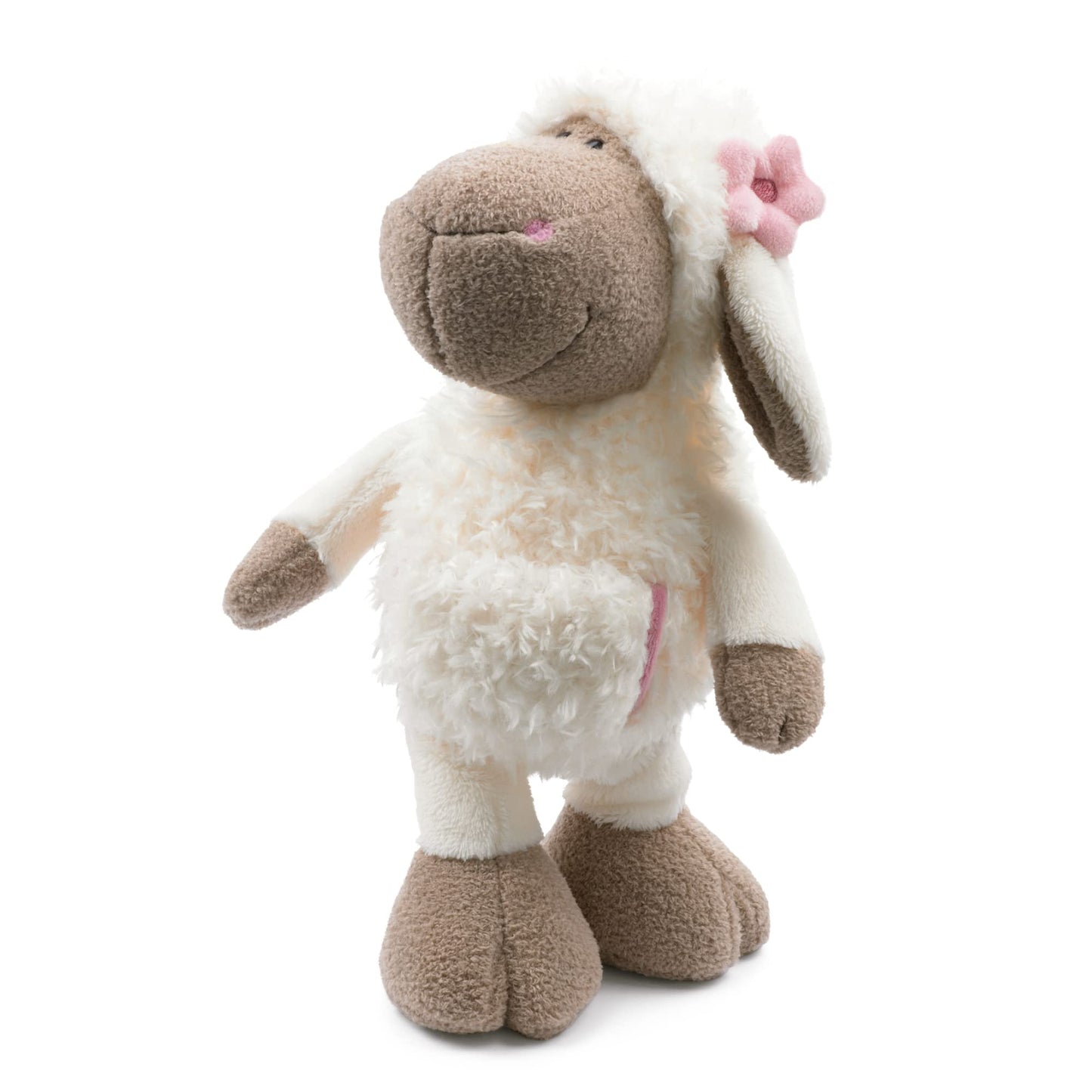 NICI plush toy sheep Jolly pink standing 25 cm I cuddly toy for girls, boys & babies I fluffy stuffed animal for cuddling & playing - 48533