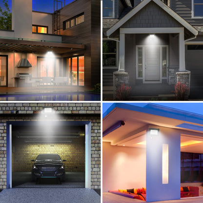 Outdoor 100W LED floodlight with motion sensor, 10000LM, IP66 waterproof. Cold white 6000K.