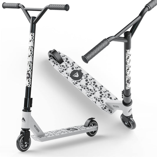 Apollo Stunt Scooter Genius Pro 4.0 - White Skull