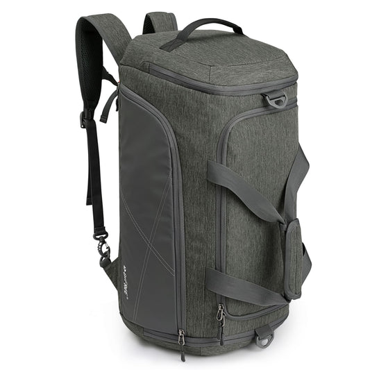 G4Free 45L Large Sports Bag & Travel Bag for Men and Women/ with Shoe Compartment & Wet Pocket/ Training Bag & Gym Bag & School Sports Bag/ for School & Sports & Fitness & Travel