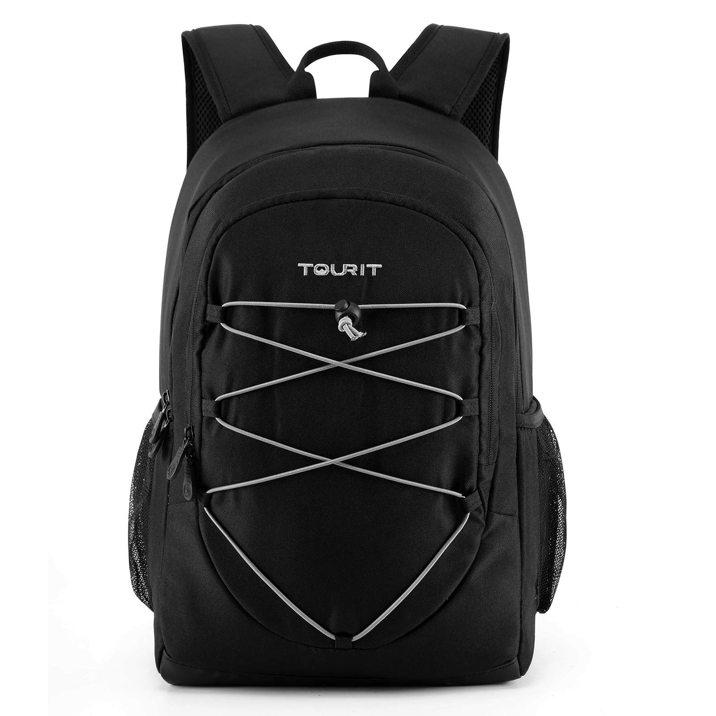 TOURIT Cooler Backpack 25L Waterproof cooler backpack Lightweight backpack for picnic, camping, hiking, BBQ Black