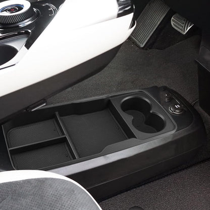 YEE PIN Storage Box Compatible with Kia EV6 2022 2023 Center Console Organizer Tray for EV6 2023 Armrest Organizer Accessories Interior Central Control