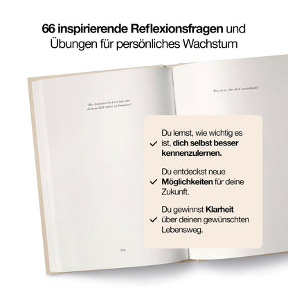 Modern Frame Of Mind 66-Questions Journal - The Original | Featuring 66 reflection exercises for increased self-confidence, clarity, and inner strength.