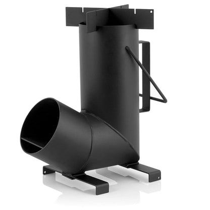 BBQ-Toro Rocket Oven ROCKET 6 | Rocket Stove made of 1.5 mm thick steel for Dutch ovens, grill pans, and more | Workshop stove made of steel | Oven, grill, cannon stove | outdoor camping stove