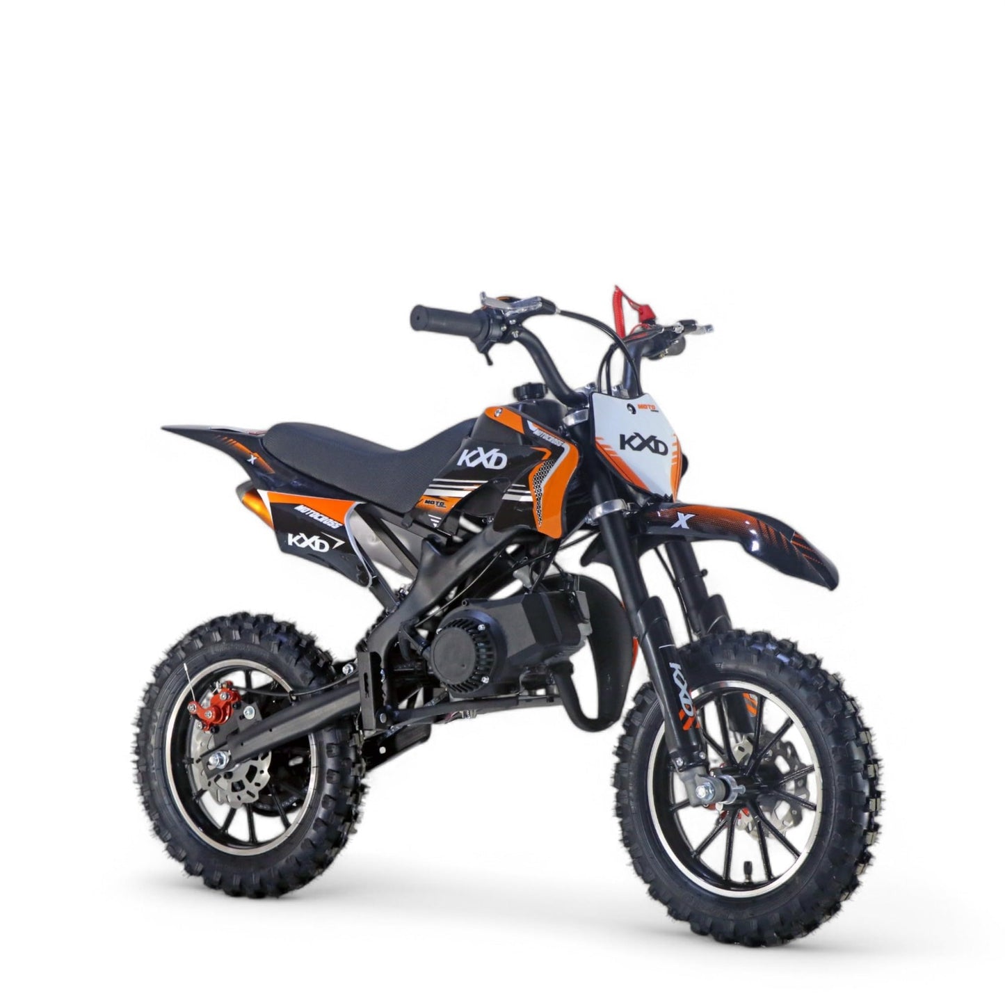 KXD 701 49cc Dirt Bike Dirtbike CrossBike Enduro children DirtBike pocket 49cc Pitbike PocketBike Motocross motorcycle Motorsport Pocket Vollcross Crossbike (orange)