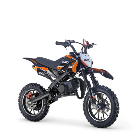 KXD 701 49cc Dirt Bike Dirtbike CrossBike Enduro children DirtBike pocket 49cc Pitbike PocketBike Motocross motorcycle Motorsport Pocket Vollcross Crossbike (orange)