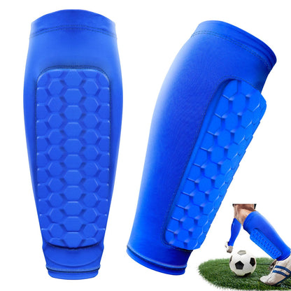 Shin guards for kids soccer - breathable & non-slip shin guards for men's soccer. Developed for young soccer players (72g/1 pair)