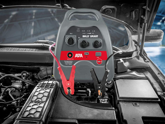 APA 16644 Jump Start Power Pack Bully SMART, pole clamps insulated, 12V/1000 A