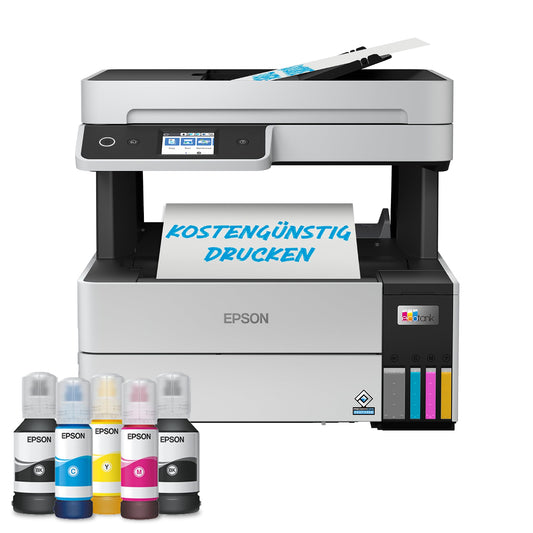 Epson EcoTank ET-5150 A4 multifunctional WLAN ink tank printer.