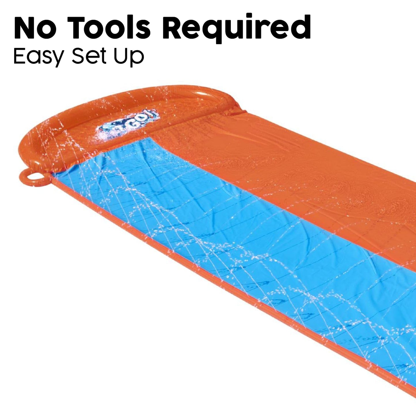 Bestway H2OGO!™ Double Water Slide, Double, 16 ft x 4.5 ft