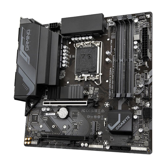 GIGABYTE B760M GAMING X DDR4 Motherboard - Supports Intel Core 14th Gen CPUs, 8+1+1 Phase Digital VRM, up to 5333MHz DDR4 (OC), 2xPCIe 4.0 M.2, 2.5GbE LAN, USB 3.2 Gen2
